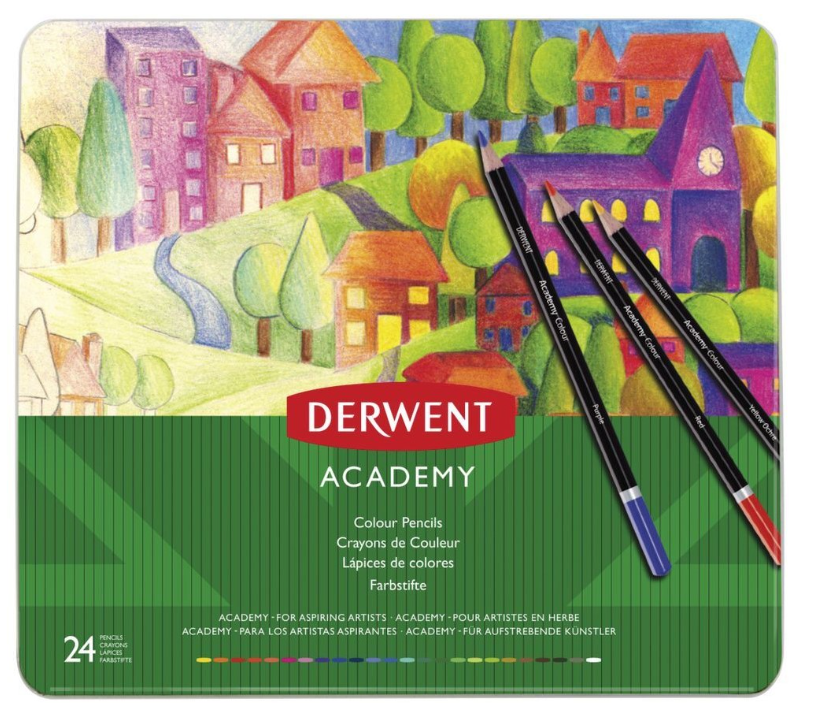 Derwent - Academy Colour Set met 24 Potloden (DAC2301938) *