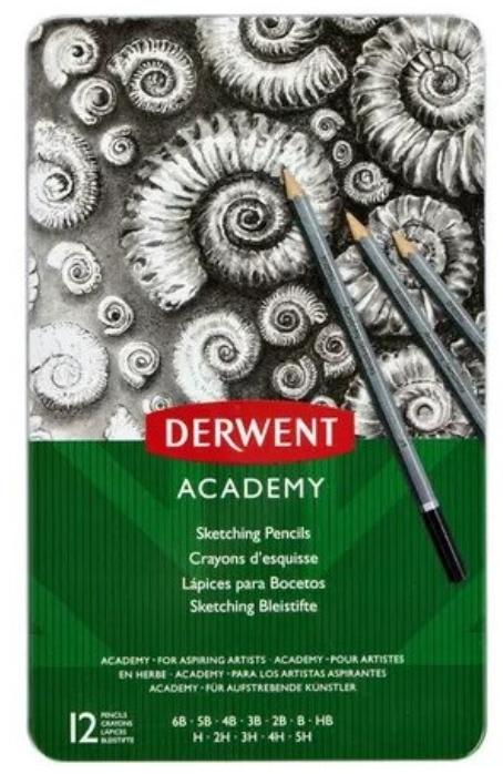 Derwent - Academy Sketching Set van 12 Potloden (DAC2301946) *