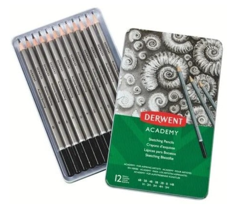 Derwent - Academy Sketching Set van 12 Potloden (DAC2301946) *