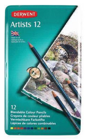 Derwent Artists Kleurpotloden set 12 Stuk (DAP32092)*