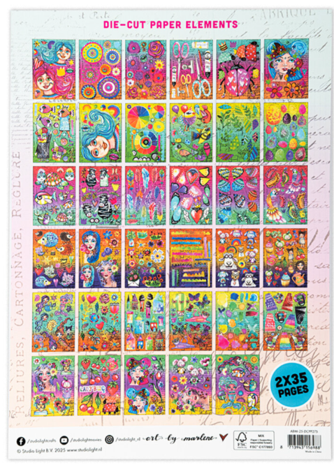 Paper Elements Die-cut Paper Pad (ABM-25-DCPP275) *