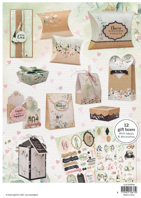 Cheers to Love A4 Essentials Die-cut Designer Gift Boxes (SL-ES-DCPP284) *