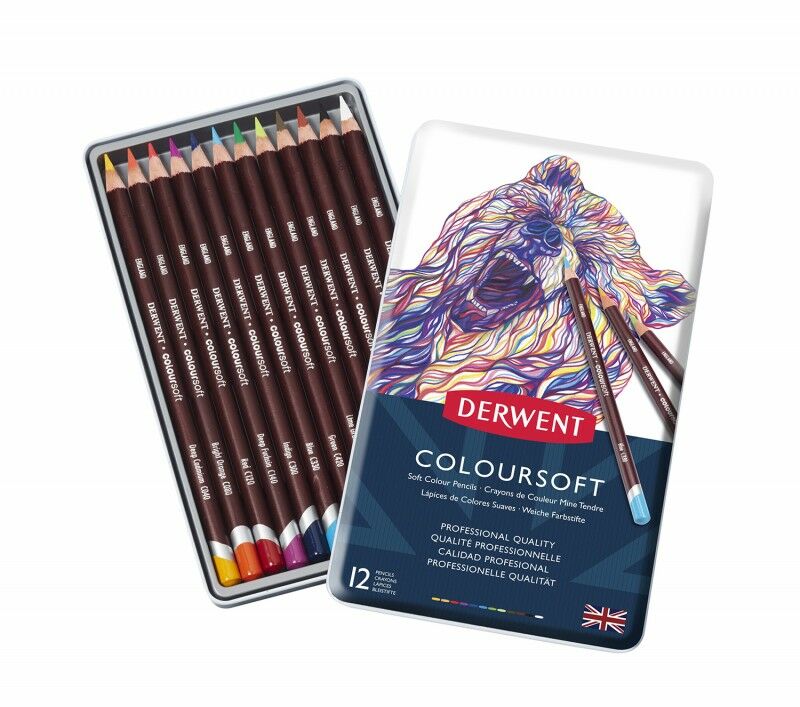 Derwent Coloursoft Blik (12 stuks) (DCS0701026)