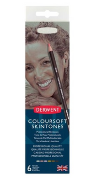 Derwent Coloursoft Huidskleuren 6 Stuk (DCS2300217) *