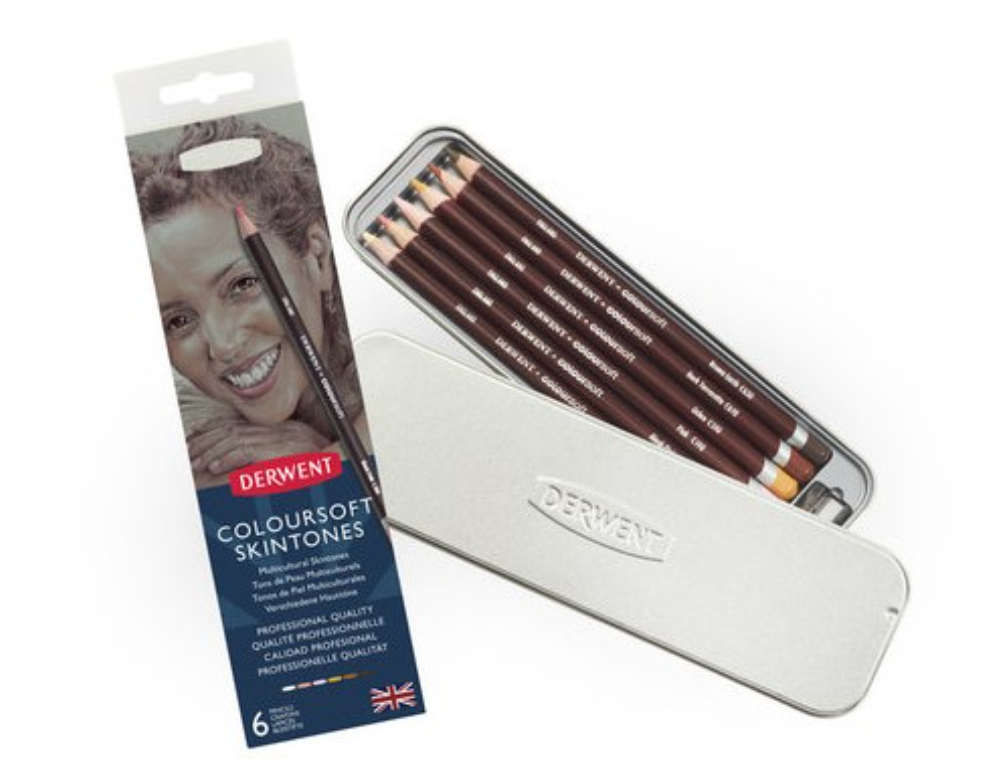 Derwent Coloursoft Huidskleuren 6 Stuk (DCS2300217) *