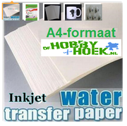 Decal Water transfer papier (A4-formaat) Voor Inktjet printer (Transparant)