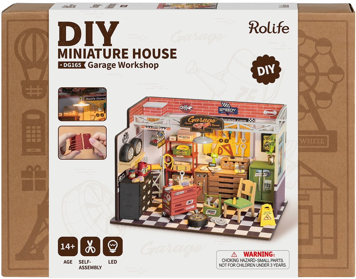 Robotime Garage Workshop (DG165)