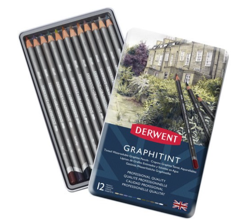 Derwent Graphitint Potloden 12 Stuk (DGT0700802) *