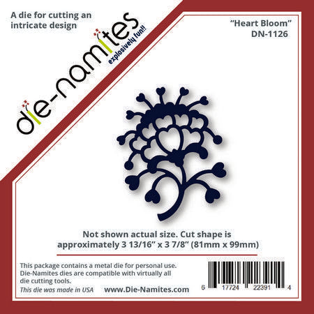 Die - Die-Namites - Heart Bloom (DN-1126) (AFGEPRIJSD)