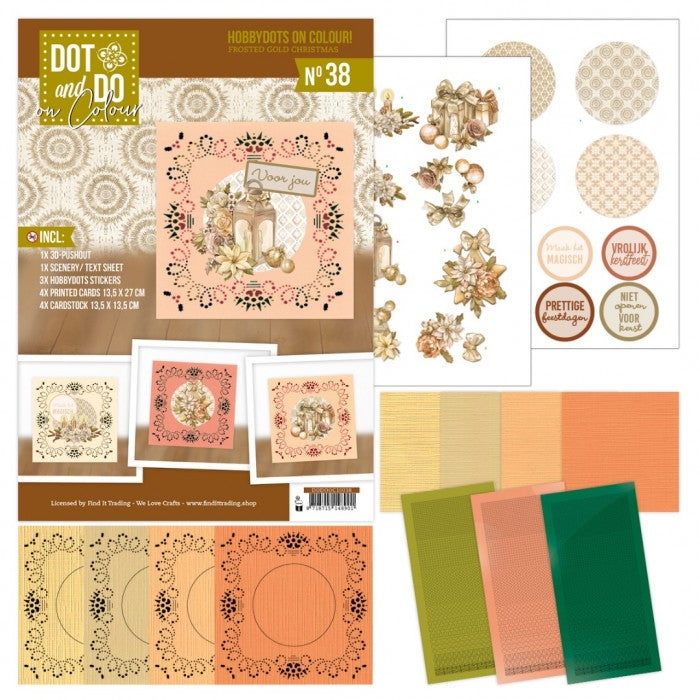 Hobbydots on Colour 38 - Frosted Gold Christmas (DODOOC10038)