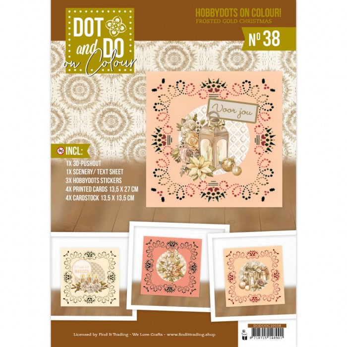 Hobbydots on Colour 38 - Frosted Gold Christmas (DODOOC10038)