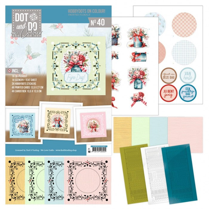Hobbydots on Colour 40 - Frosted Floral (DODOOC10040)