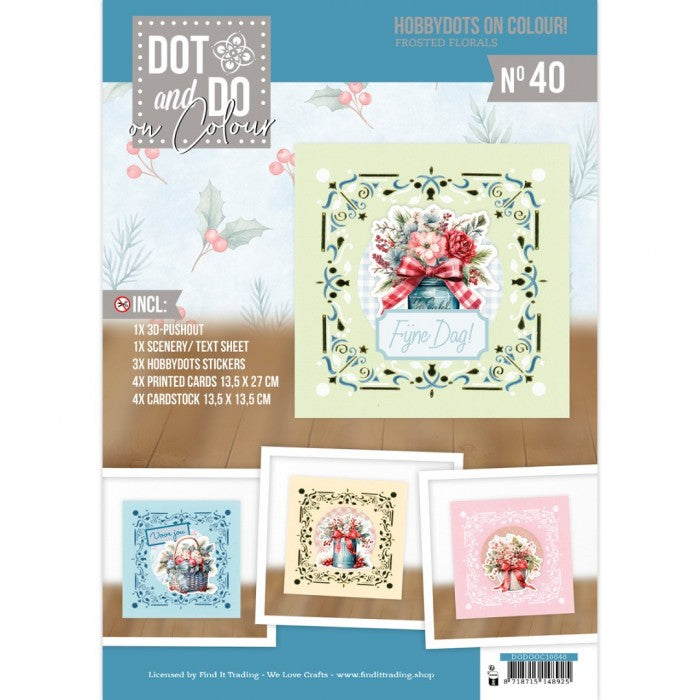 Hobbydots on Colour 40 - Frosted Floral (DODOOC10040)