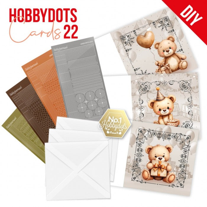 Dot and Do Cards 22 - Berries Beauties - Teddy (DODOPP022)