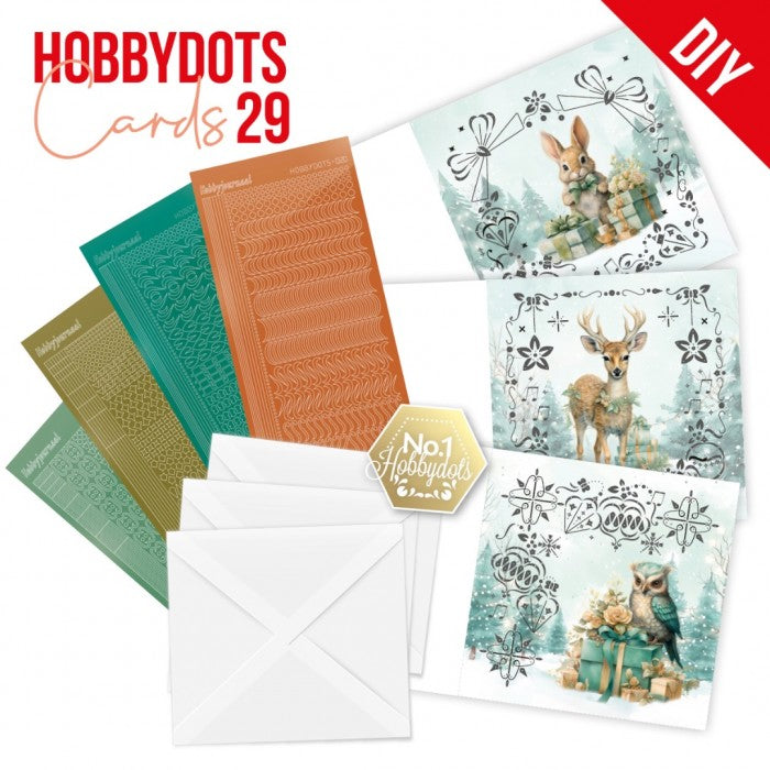Dot and Do Cards 29 - Berries Beauties - Emerald Christmas Animals (DODOPP029)