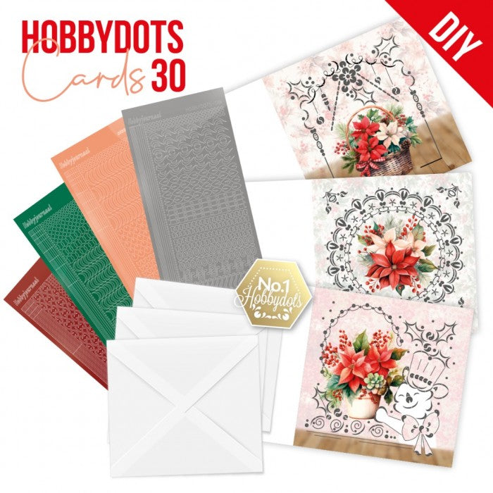 Dot and Do Cards 30 - Berries Beauties - Poinsettia (DODOPP030)