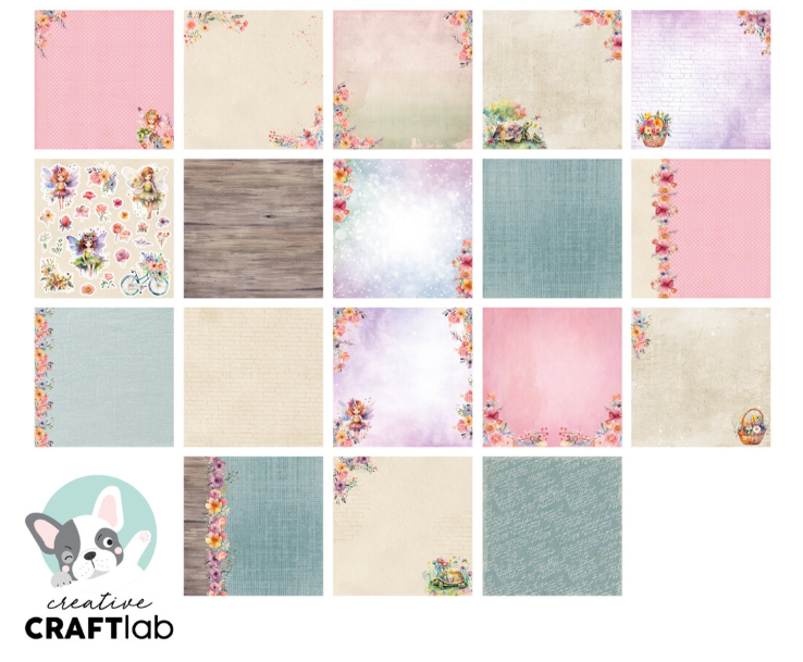 Creative Craft Lab • Essentials Designer Paper Pad Felicia - DPP261*