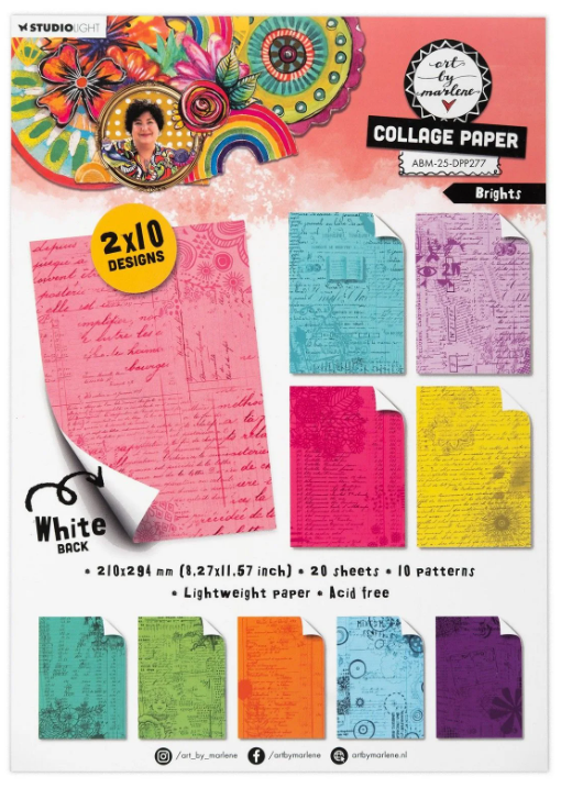 Studio Light • Art By Marlene Collage paper Brights (ABM-25-DPP277) *