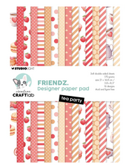 Creative Craftlab • Friendz Design paper pad Tea party (CCL-FR-DPP293) *