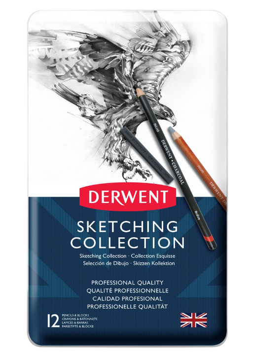 Derwent Schetspotloden Set 12 Stuk (DSK34305) *