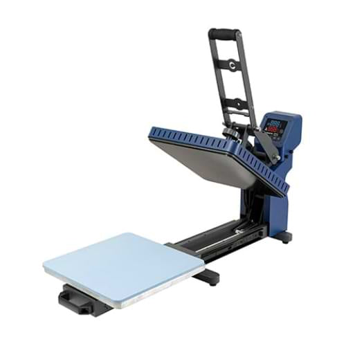 Automatische platpers 40 x 60 cm - met uittrekblad - donker blauw (Alleen afhalen in onze winkel)