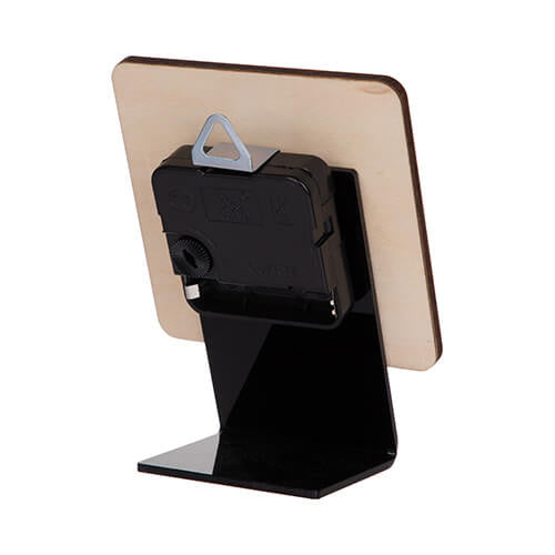 Staande klok van multiplex 10 x 10 cm voor sublimatie