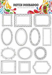 Dutch Doobadoo Dutch Paper Art buzz cut doodle frames A5 (474.007.014)