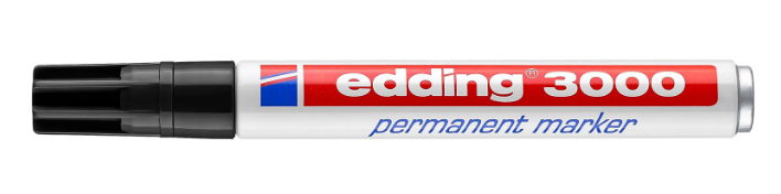 edding-3000 permanent marker Zwart 1ST 1,5-3 mm (4-3000001)