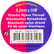 Elastisch Nylondraad 0,5 mm Transparant 10m (10829-1001)