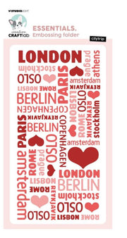 Creative Craft Lab • Essentials Embossing folder Citytrip (CCL-ES-EMB25) *