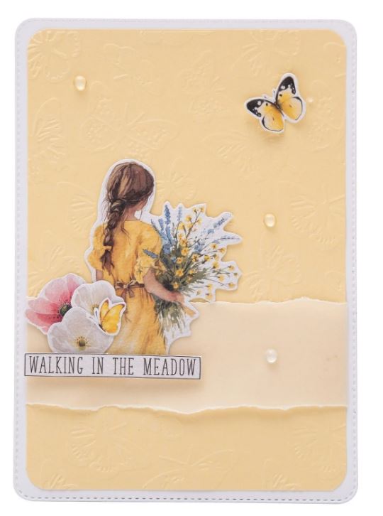 Studio Light • Essentials Embossing folders Pretty butterflies (SL-ES-EMB26) *