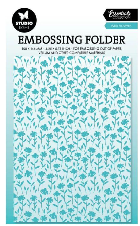 Studio Light • Essentials Embossing folders Wild flowers (SL-ES-EMB28) *