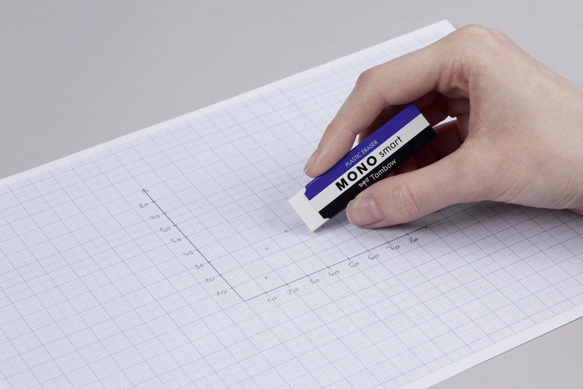 Tombow ET-ST-4P Mono Smart Precisiegum, 9 g, 4 stuks