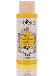 Cadence Style matt - textiel verf - Yellow/Geel - 59ml - F605
