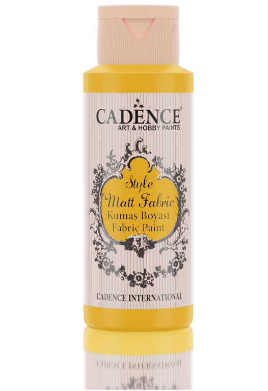 Cadence Style matt - textiel verf - Yellow/Geel - 59ml - F605