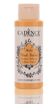 Cadence Style matt - textiel verf - Pompoen/Pumpkin - 59ml - F606