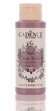 Cadence Style matt - textiel verf - As Roze/Ashy Roze - 59ml - F614