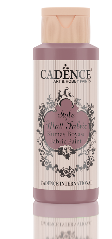 Cadence Style matt - textiel verf - As Roze/Ashy Roze - 59ml - F614