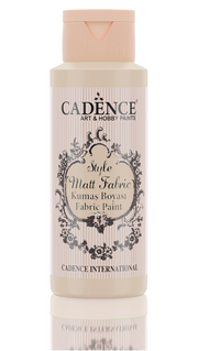 Cadence Style matt -textiel verf - Rosy Beige - 59ml - F634
