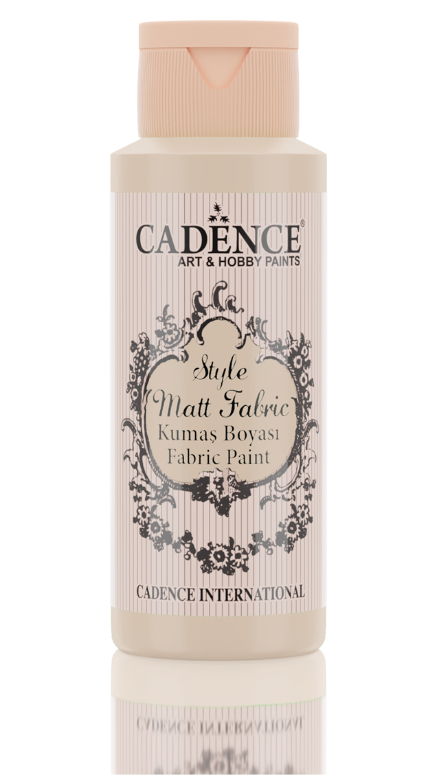 Cadence Style matt -textiel verf - Rosy Beige - 59ml - F634