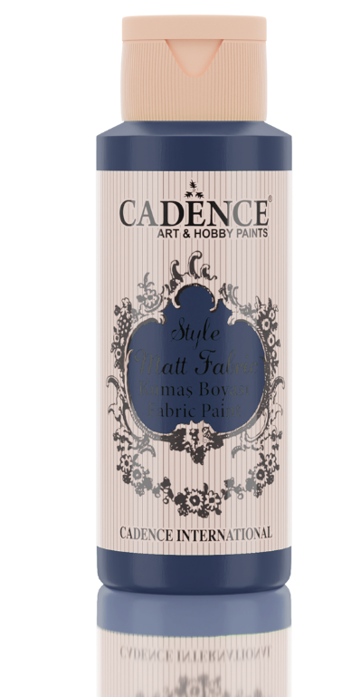 Cadence Style matt - textiel verf - Donker Blauw/Dark Blue - 59ml - F643