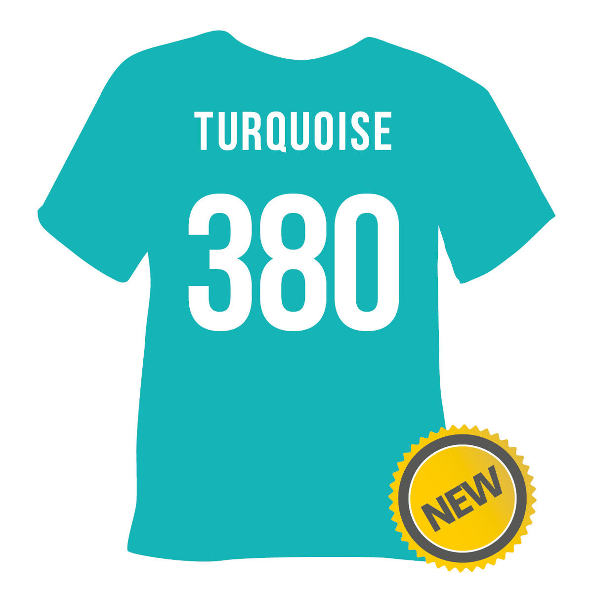 POLI-TAPE TUBITHERM Flockfolie  - A4 (20x30cm) - Turquoise (PLT380)