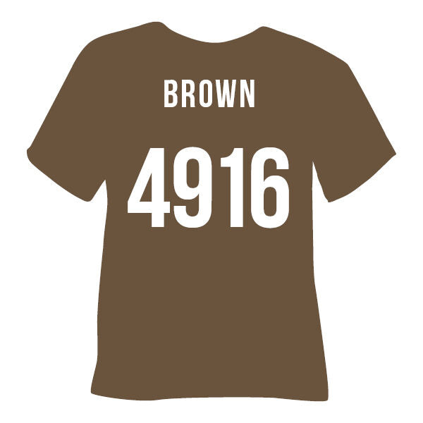 POLI-FLEX  - TURBO Flexfolie - 14 cm x 100 cm - Brown (4916)