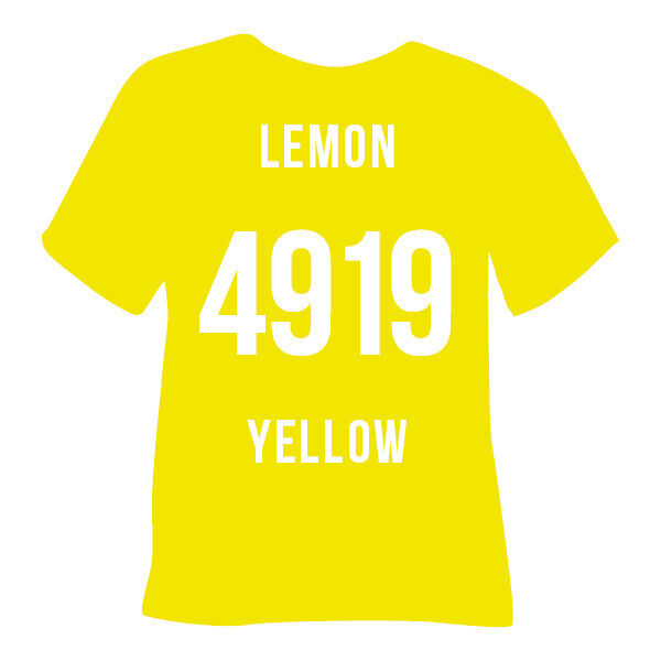 POLI-FLEX  - TURBO Flexfolie - 14 cm x 100 cm - Lemon-Yellow (4919)