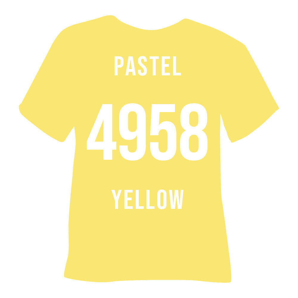 POLI-FLEX  - TURBO Flexfolie - 14 cm x 100 cm - Pastel-Yellow (4958)