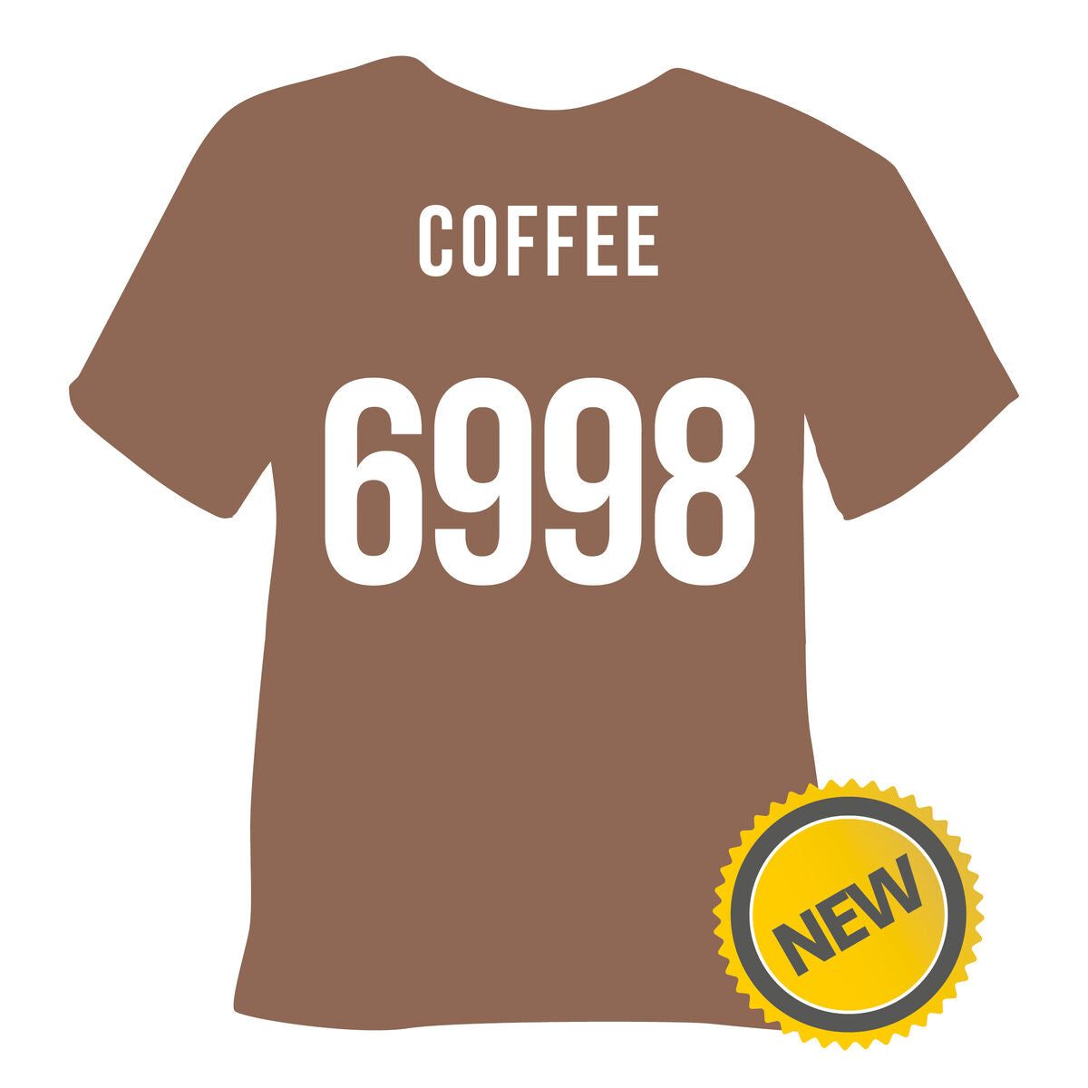 POLI-FLEX - TURBO Flexfolie - 14 cm x 100 cm - Coffee (6998)