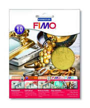 Fimo Bladmetaal zilver 10 vel 8781-81