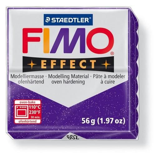 Fimo Effect- Glitter Paars - 57g - (8020-602)