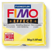 Fimo Effect - Translucent geel - 57g - (8020-104)