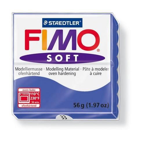 Fimo Soft - Briliant Blauw - 57g - (8020-33)